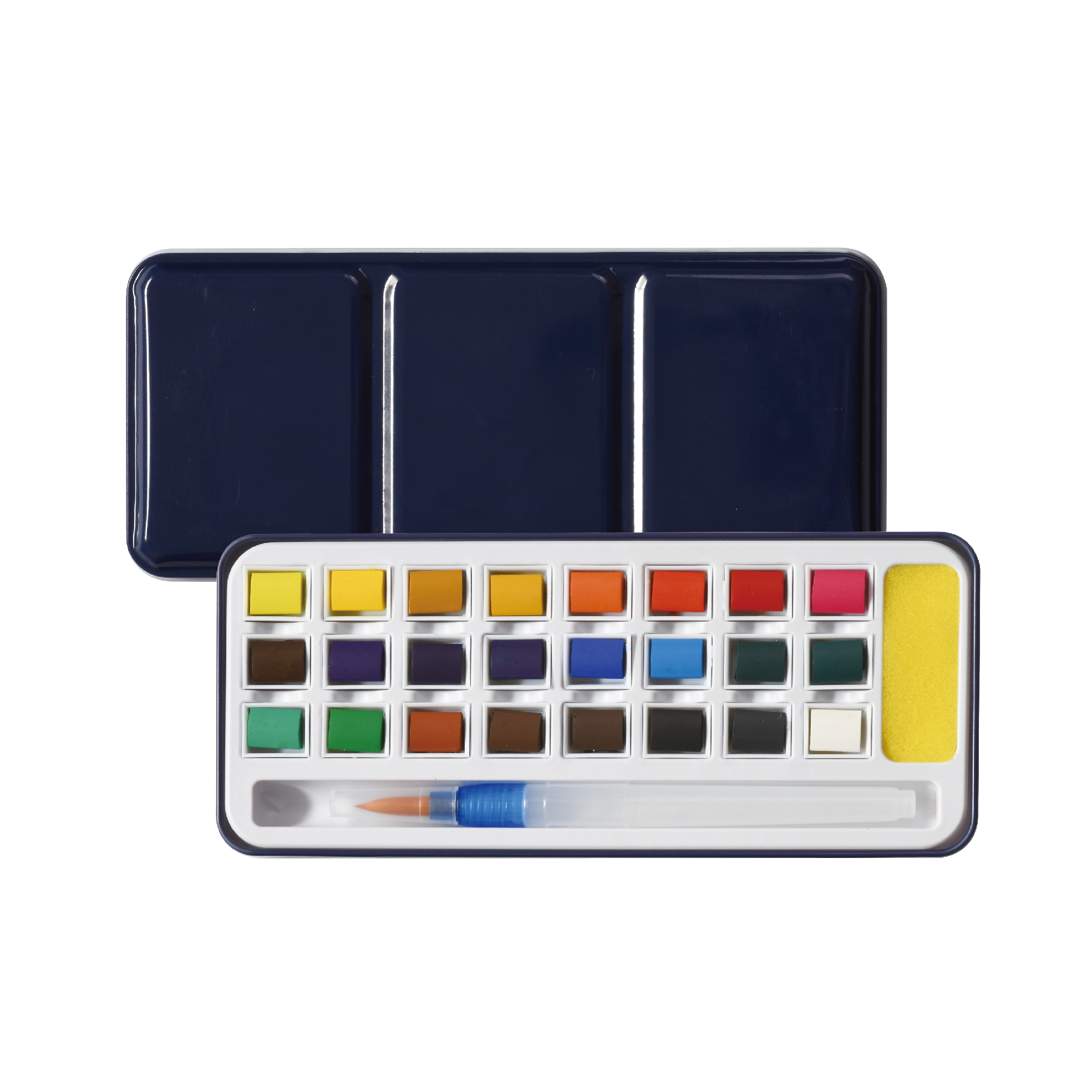 24PC Watercolor Pan in Tin-J0203042