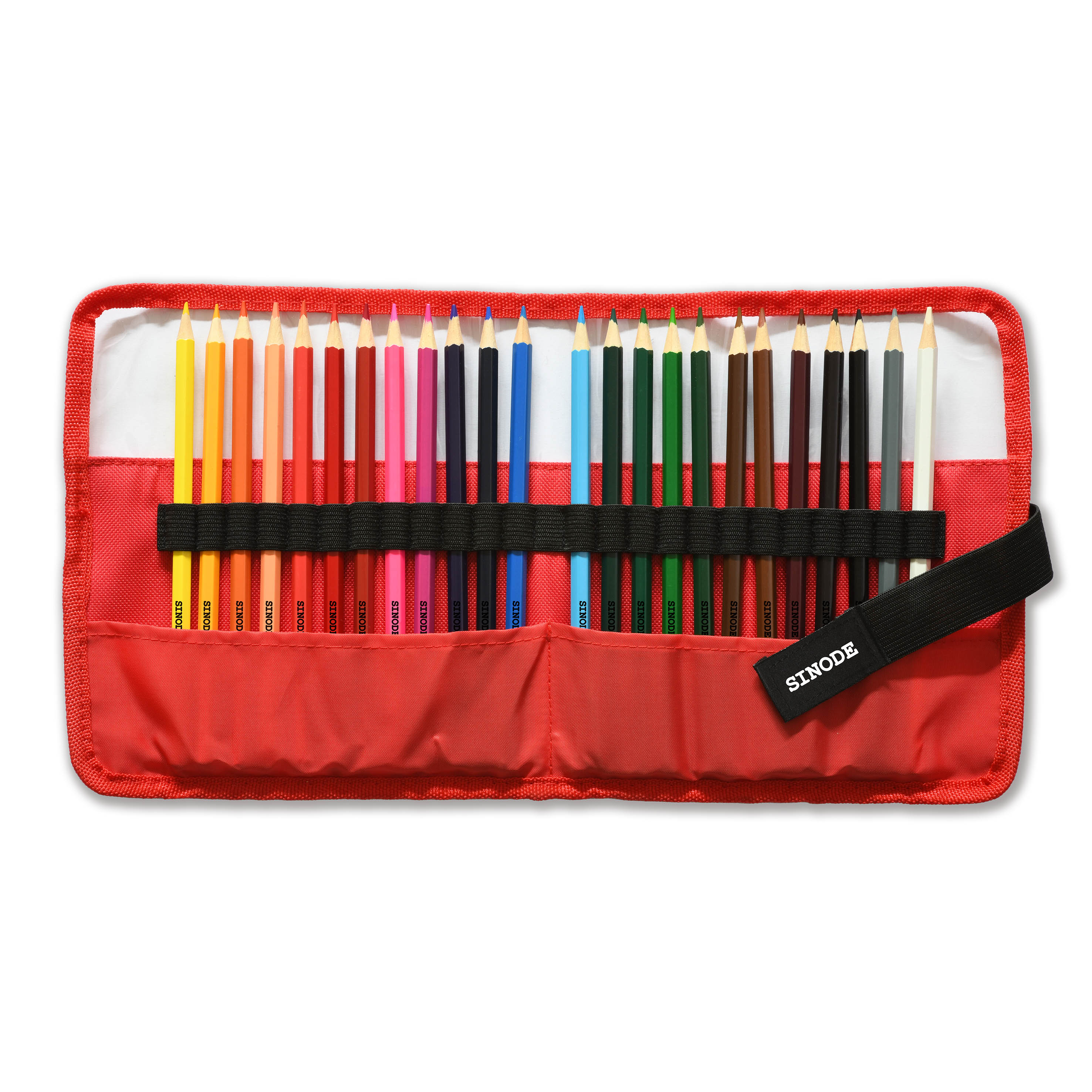 Clear View pencil wrap - 24pc color pencils -J0501411
