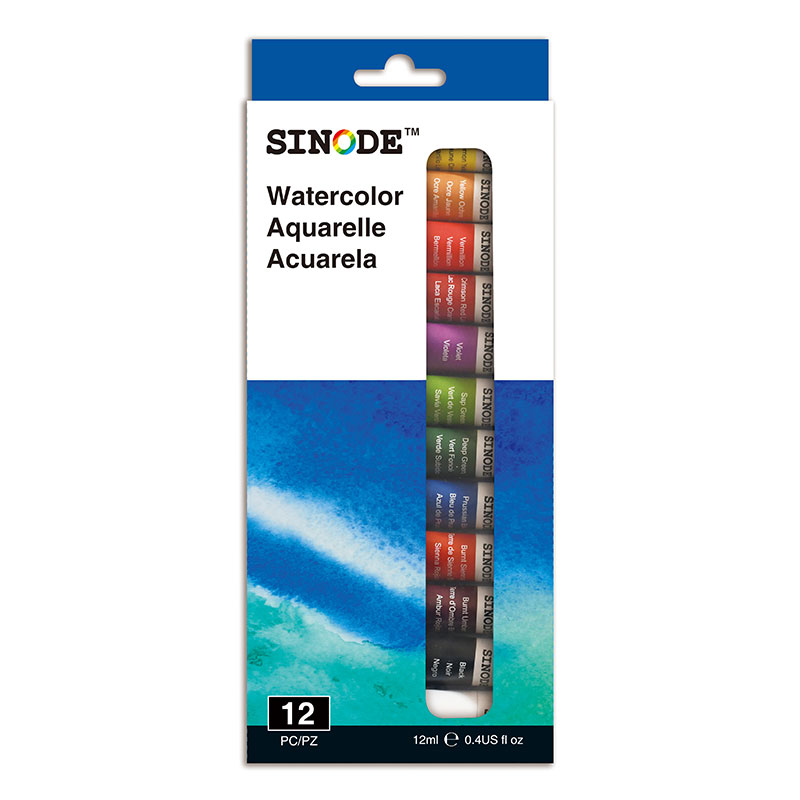 Watercolor Paint Set - 12 x 12ml-J0208013