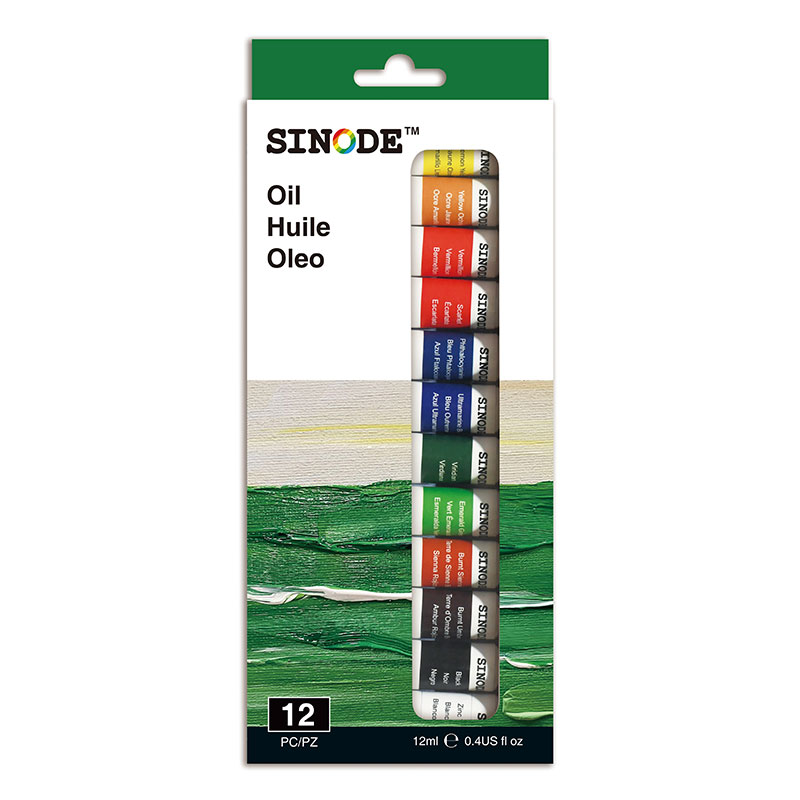 Oil Paint Set - 12 x12ml -J0208011