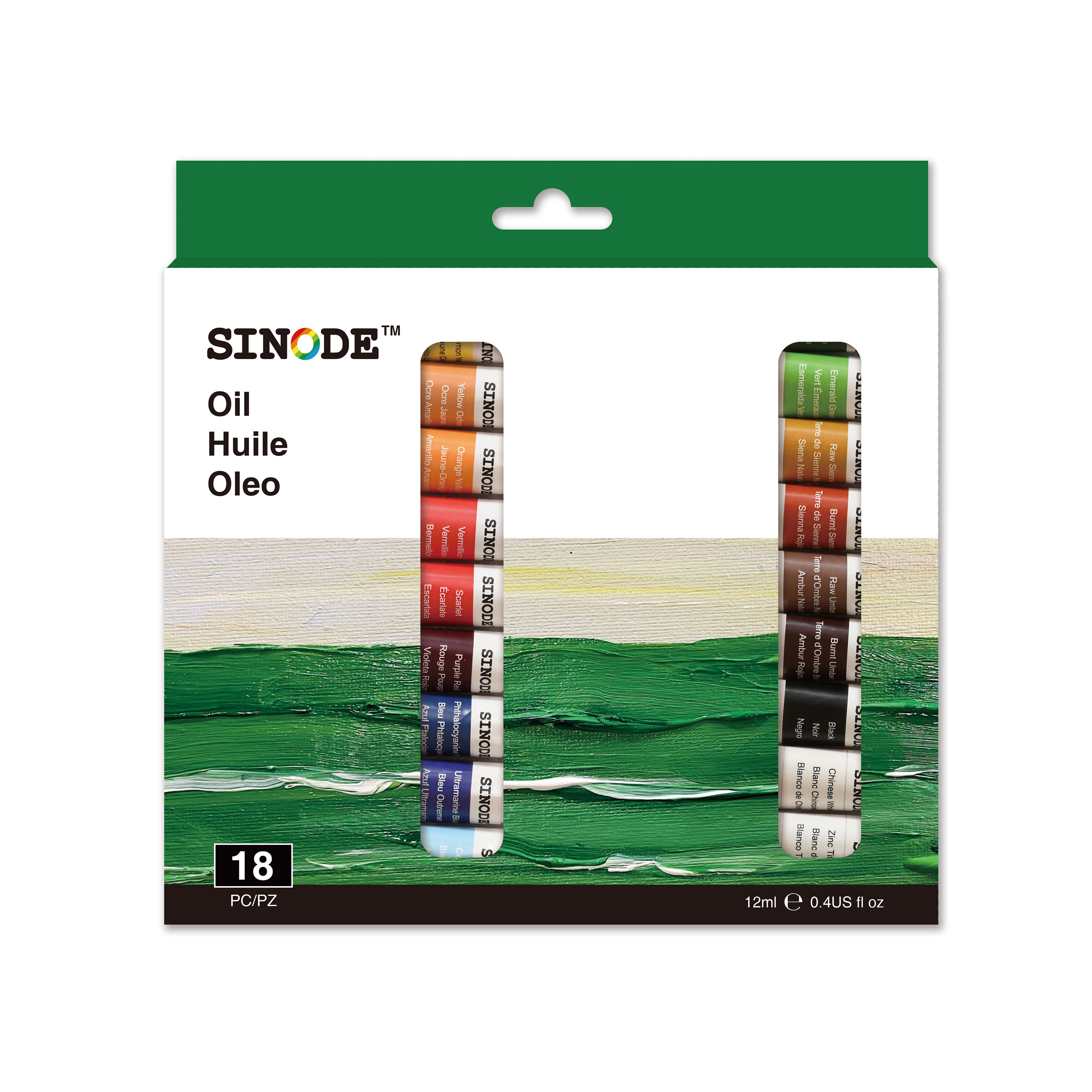 Oil Paint Set - 18 x12ml -J0208021