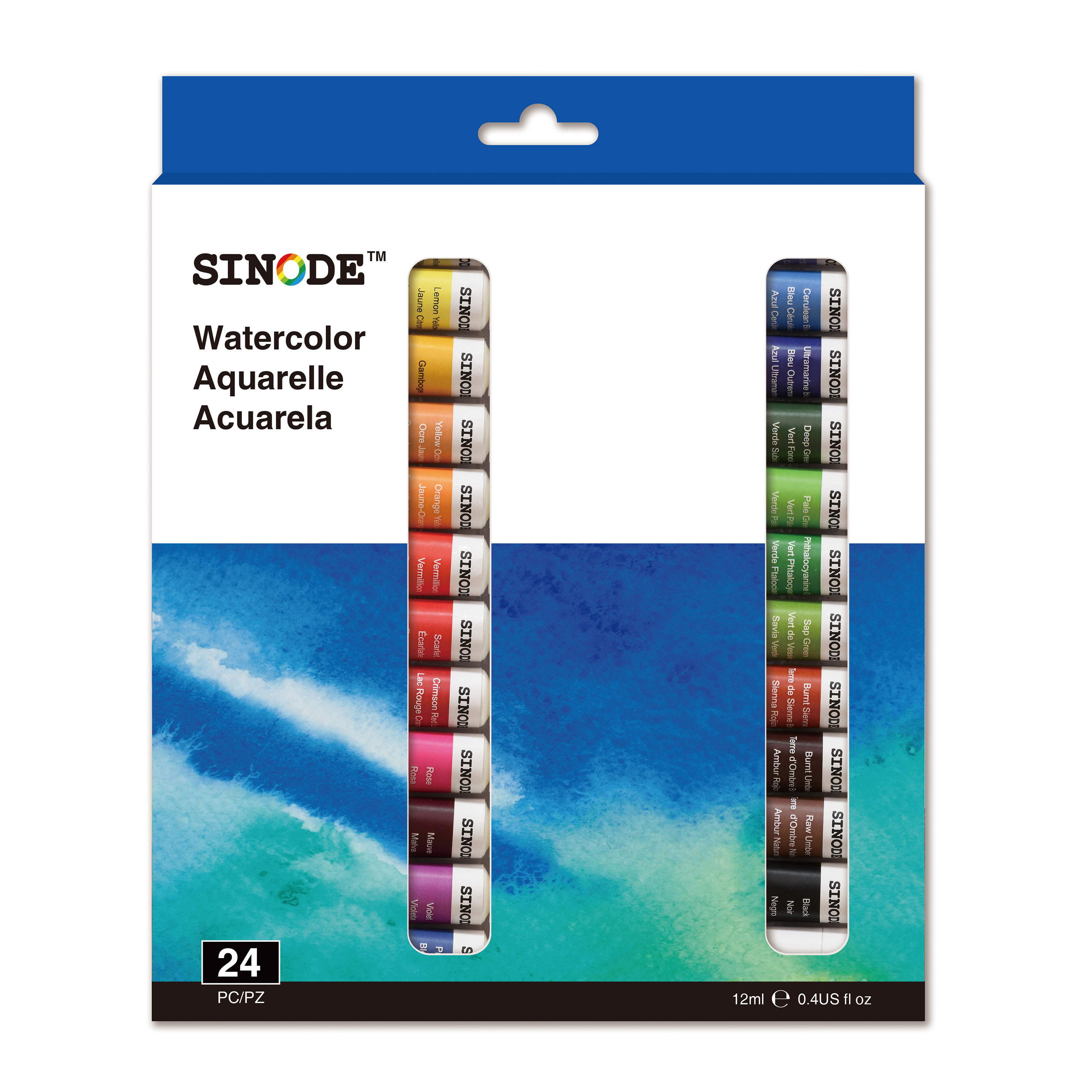 Watercolor Paint Set - 24 x 12ml -J0208024