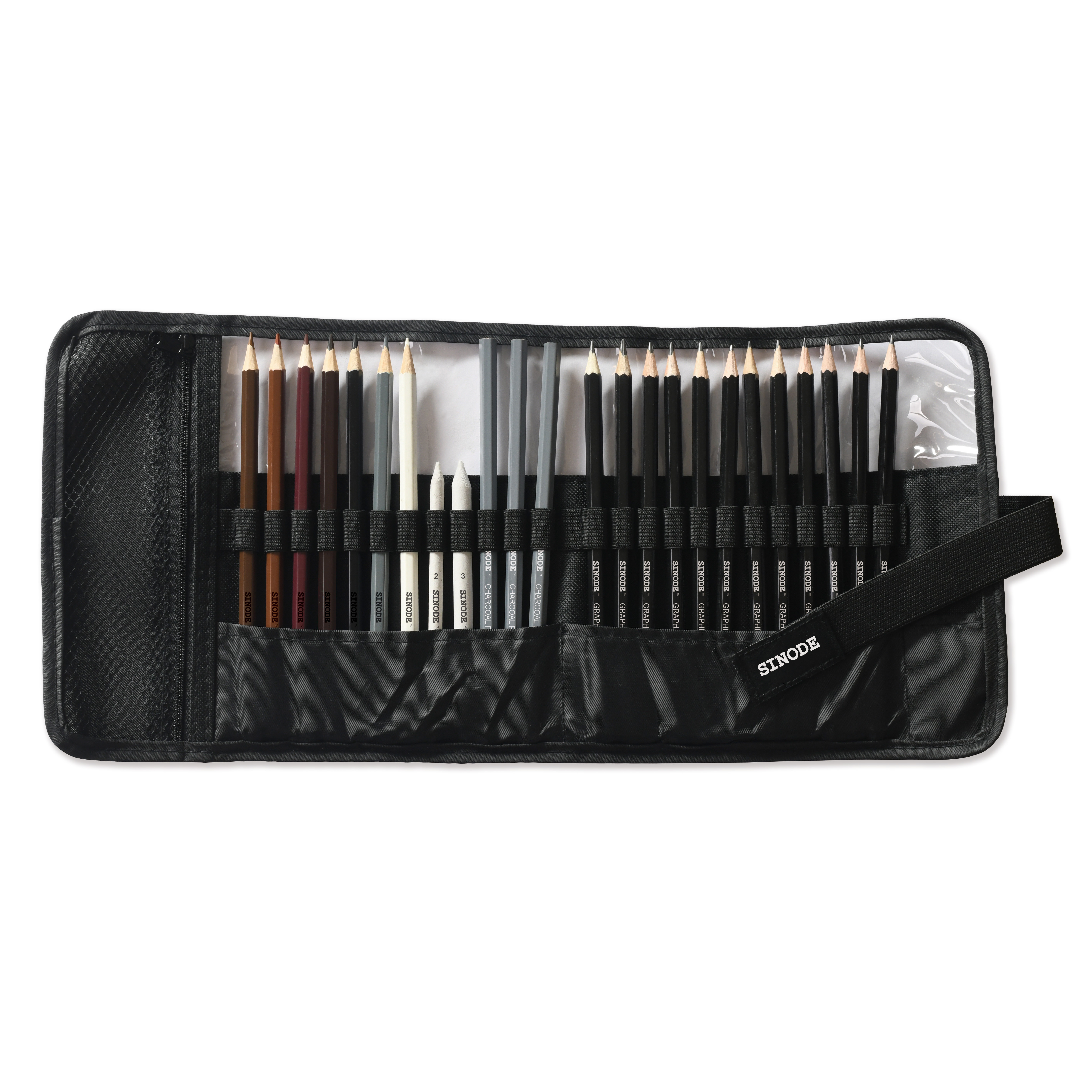 Clear View Pencil Wrap With Pouch Set-J0505181