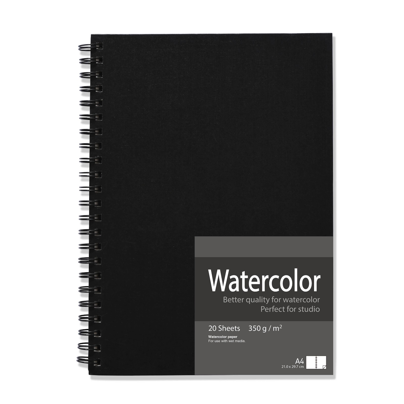Hard Spiral Bound Watercolor Book -J0647032