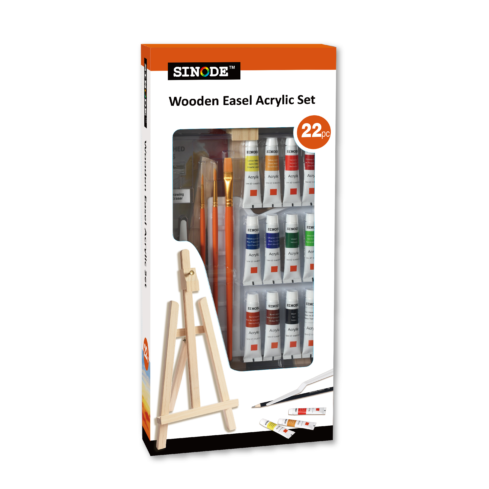 Studio Table Easel Art Set-J0169011