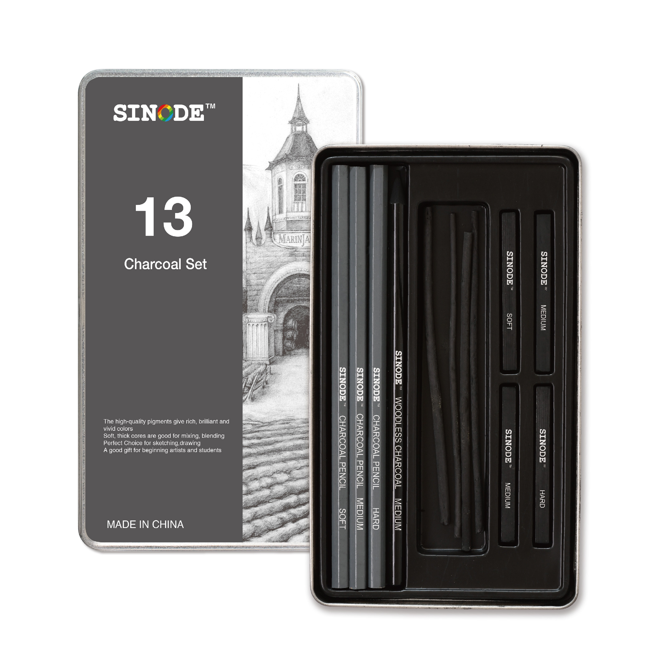 Charcoal Tin Set-J0505011